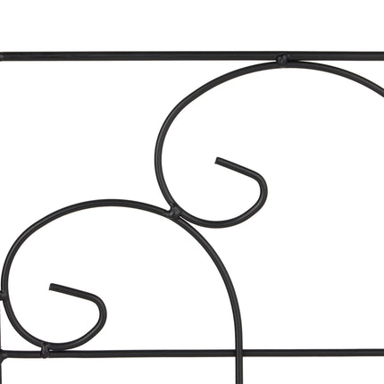 Trellis 220 cm set of 2 black