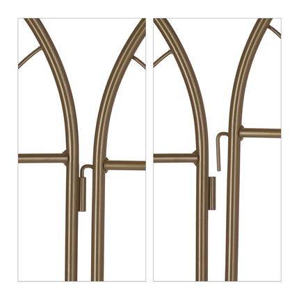 Trellis 220 cm set of 2 brown