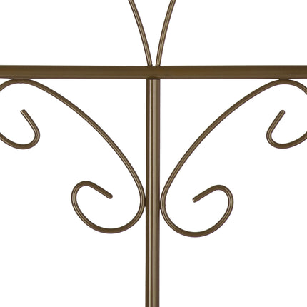 Trellis 220 cm set of 2 brown