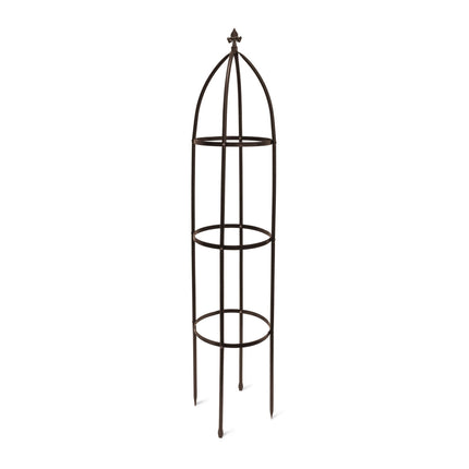 Trellis obelisk metal brown 190 cm