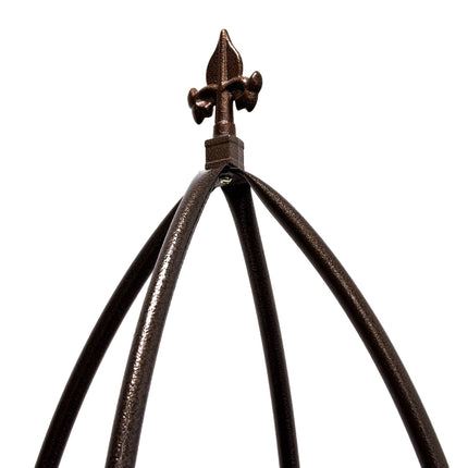 Trellis obelisk metal brown 190 cm