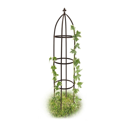 Trellis obelisk metal brown 190 cm