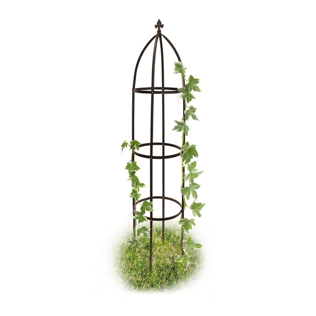 Trellis obelisk metal brown 190 cm