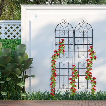 Trellis set of 2 in country style