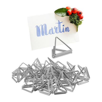 Triangle for placement cards, 48 pcs