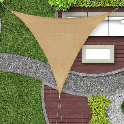 Triangular HDPE Sun Shade Sail – UV Protection, Weather Resistant
