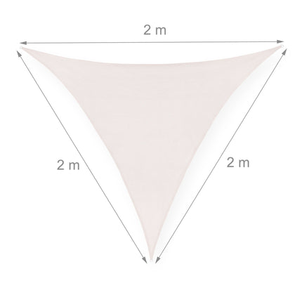 Triangular awning HDPE