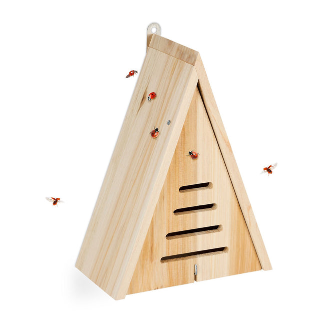 Triangular ladybug house