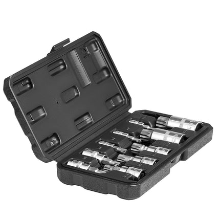 Triple Square Spline Bit Socket Set, 10-Piece M4–M18