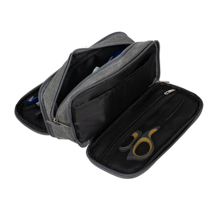 Triple extendable pencil case - gray Maaleo 24512