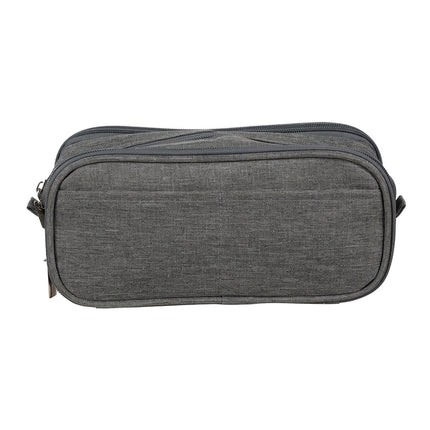 Triple extendable pencil case - gray Maaleo 24512