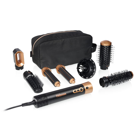 Tristar 7-in-1 Multistyler 1000W with Auto-Wrap Curlers, Diffuser, Storage Bag