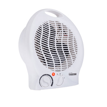 Tristar Fan Heater 2000W with Adjustable Thermostat, 2 Heat Settings, White