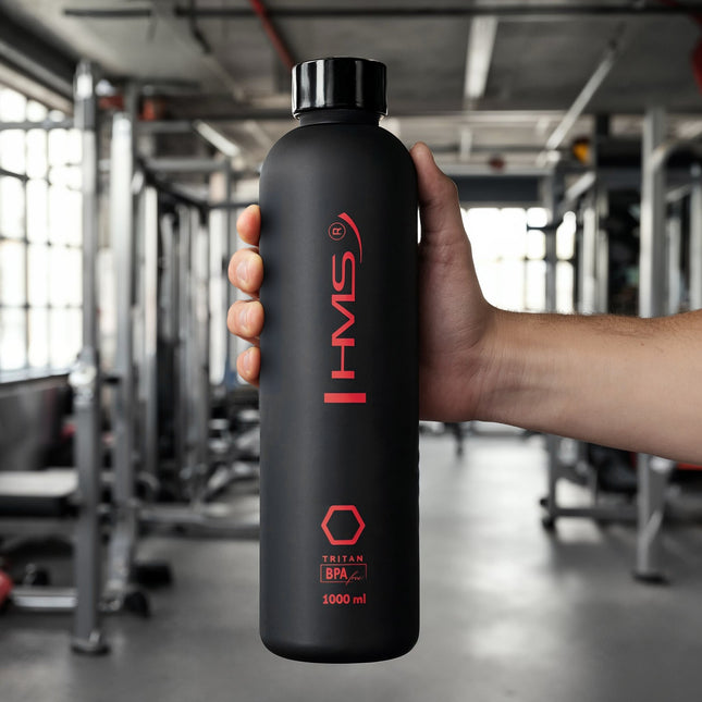 Tritan Water Bottle, Black, Leak-Proof, 1L