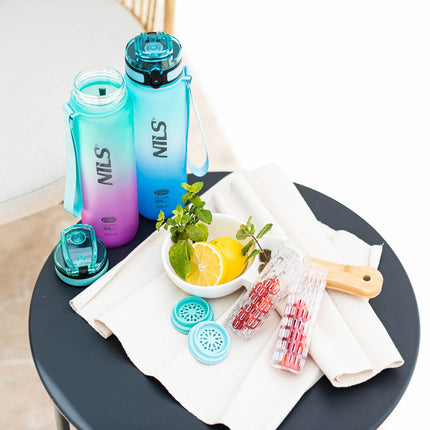 Tritan Water Bottle, Blue, Durable, BPA-Free