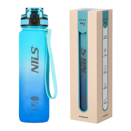Tritan Water Bottle, Blue, Durable, BPA-Free