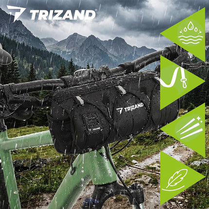Trizand 1.5L Handlebar Bicycle Bag