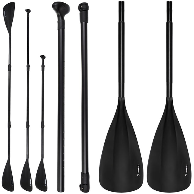 Trizand 4-delige verstelbare peddel 229cm 2in1