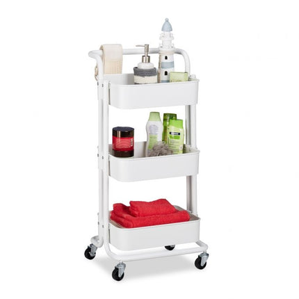 Trolley with 3 shelves