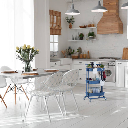 Trolley with 3 shelves