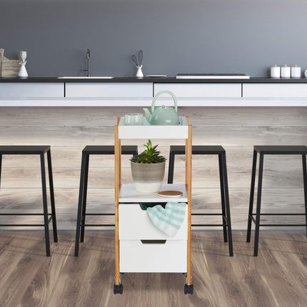 Trolley with boxes