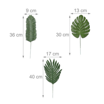 Tropical leaves set of 72