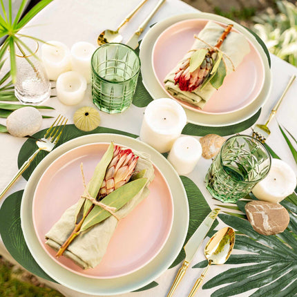 Tropical leaves set of 72