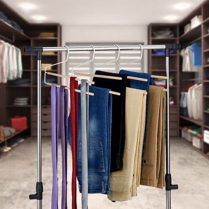 Trouser hanger space-saving 12 pieces