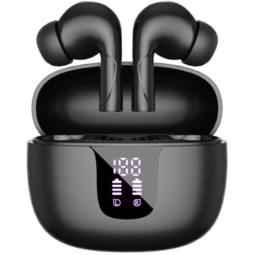 Echte draadloze in-ear oordopjes, AI-vertaling, zwart