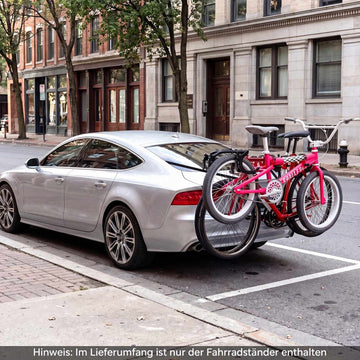 Trunk Mount 3-Bike Rack with Anti-Sway Straps & Soft Padding