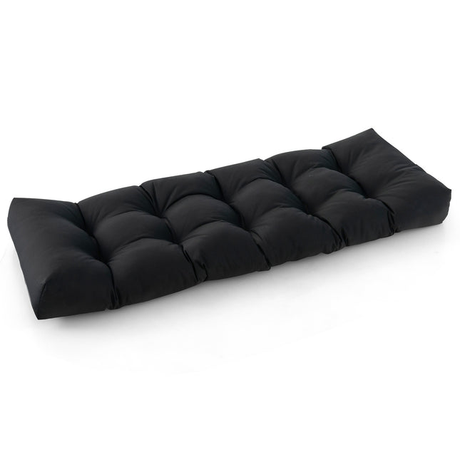 Tufted Indoor Outdoor Bench Cushion, 52 x 19.5 x 6