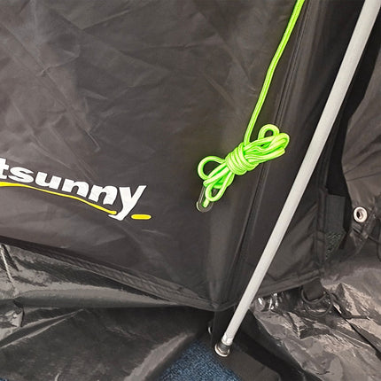 4-person tunnel tent, 2 rooms, UV protection, waterproof