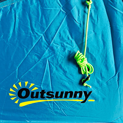 4-person tunnel tent - UV protection, 2 rooms, waterproof