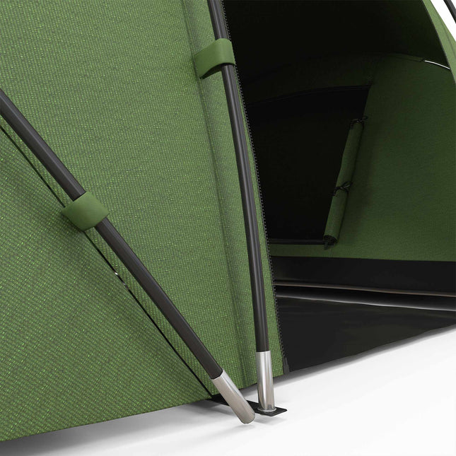 Tunnel Tent for 4-6 People, Waterproof 2000mm, Green