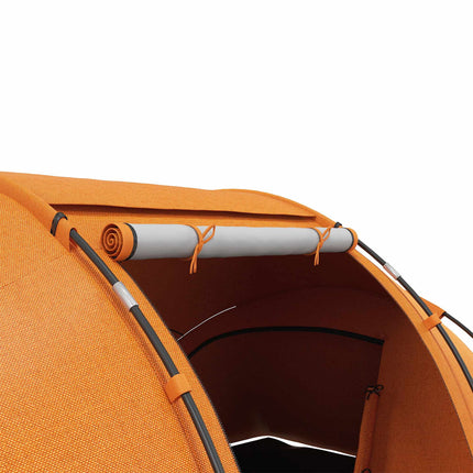 Tunnel Tent for 4-6 People, Waterproof 2000mm, Orange