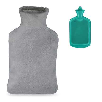 Turquoise 2L Hot Water Bottle with Cover