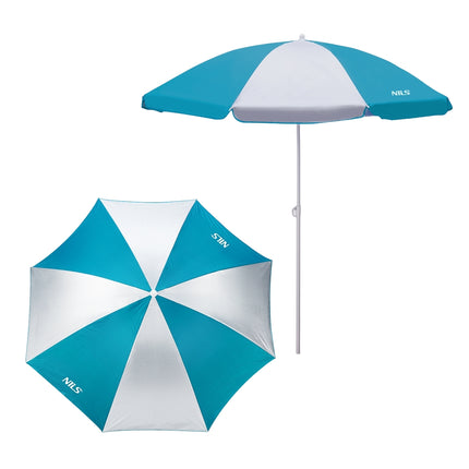 Turquoise Beach Umbrella, 180 cm, UV Protection