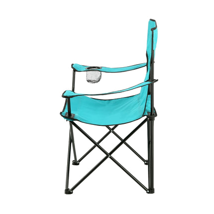 Turquoise Folding Camping Chair – Lightweight, Portable