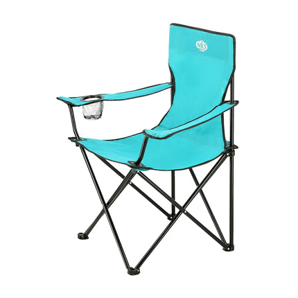 Turquoise Folding Camping Chair – Lightweight, Portable