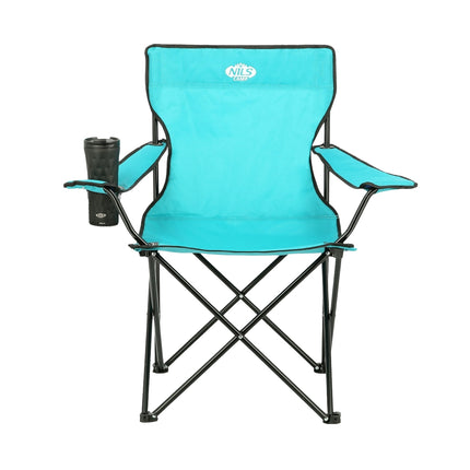 Turquoise Folding Camping Chair – Lightweight, Portable