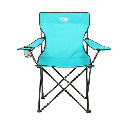 Turquoise Folding Camping Chair – Lightweight, Portable