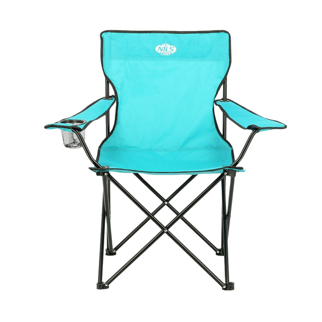 Turquoise Folding Camping Chair – Lightweight, Portable