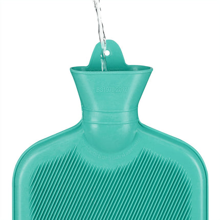 Turquoise Hot Water Bottle 2L