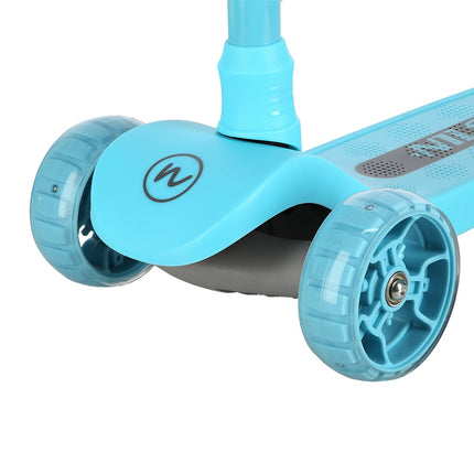 Turquoise Kick Scooter, Adjustable Height, Lightweight