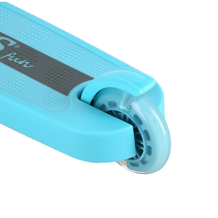 Turquoise Kick Scooter, Adjustable Height, Lightweight