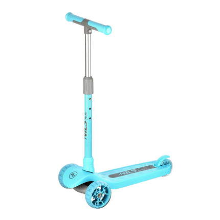 Turquoise Kick Scooter, Adjustable Height, Lightweight