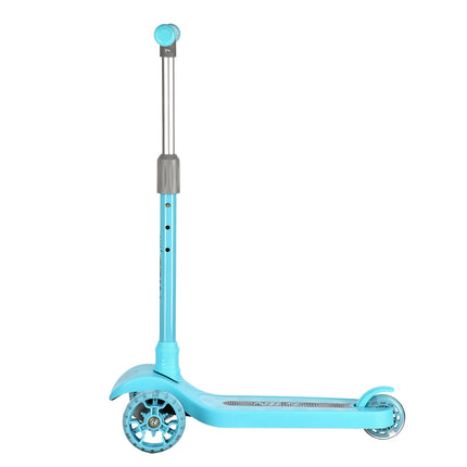 Turquoise Kick Scooter, Adjustable Height, Lightweight