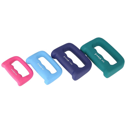 Turquoise Neoprene Dipping Dumbbell 2.0 kg