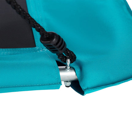 Turquoise Saucer Swing, Outdoor Hanging Seat
