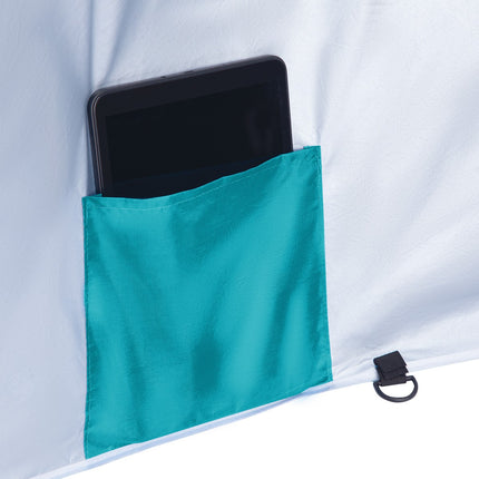 Turquoise XL Beach Umbrella, 220 cm
